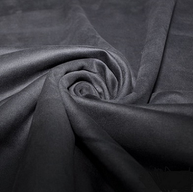 Ткань Велюр однотонный (графит)