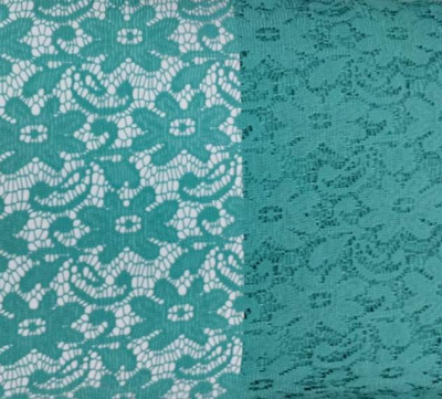 Ткань гипюр однотонный, ш.= 150 см (бирюзовый)