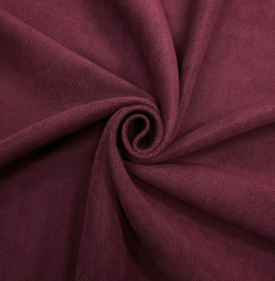 Ткань Портьерная однотонная Канвас в.= 280 см (бордовый)